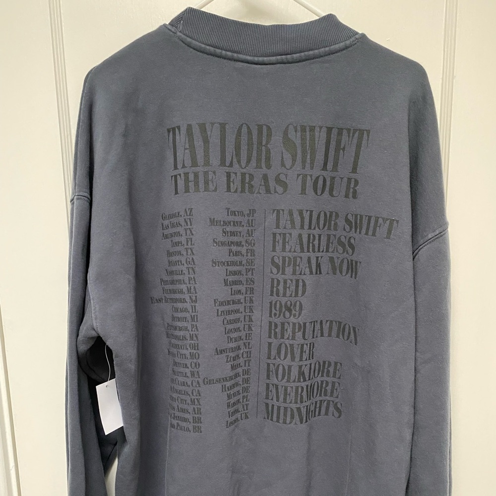 Taylor Swift Eras Tour Blue Crew